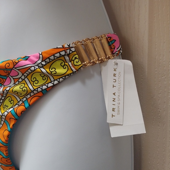 NWT TRINA TURK CAPRI BRAZILIAN Bikini Bottom - Picture 3 of 8